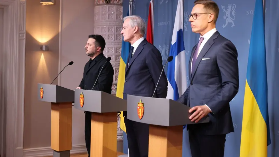 Zelenkyj, Støre og Stubb