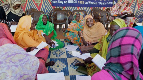 Kvinner, fred og sikkerhet var fokus på Sikkerhetsrådmøtet om Sudan. Kvinner og ungdommer ledet an under revolusjonen i 2019. Foto: FN