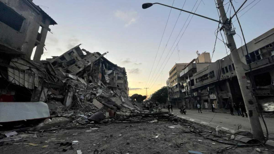 Konflikten i og rundt Gaza preget Sikkerhetsrådets arbeid forrige uke. Foto: Ocha