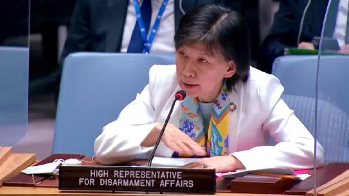 Mandag 28. februar ble det avholdt åpen orientering og lukkede konsultasjoner om elimineringen av det syriske kjemivåpenprogrammet. Foto: FN