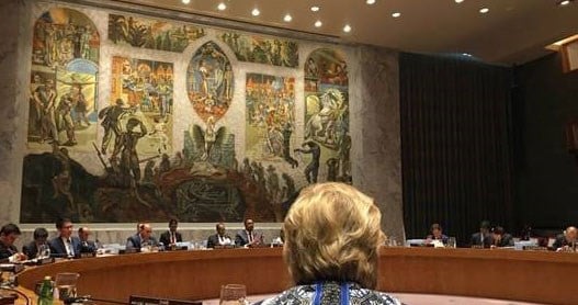 Statsminister Erna Solberg talte til Sikkerhetsrådet