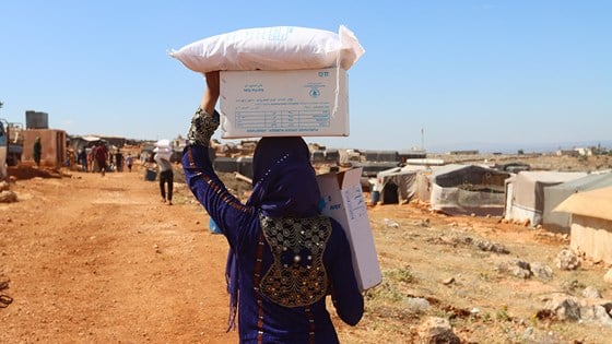 The UN and humanitarian organisations alleviate the situation for people affected by the conflict in Syria and its neighbouring countries. Credit: World Food Programme