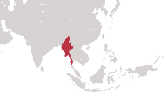 Myanmar. Illustrasjon: Torbjørn Vagstein, DSS