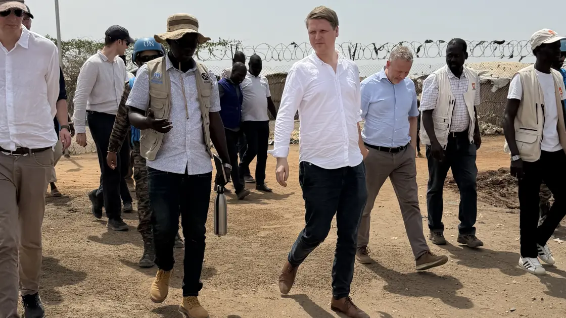 Åsmund Aukrust i Sør-Sudan