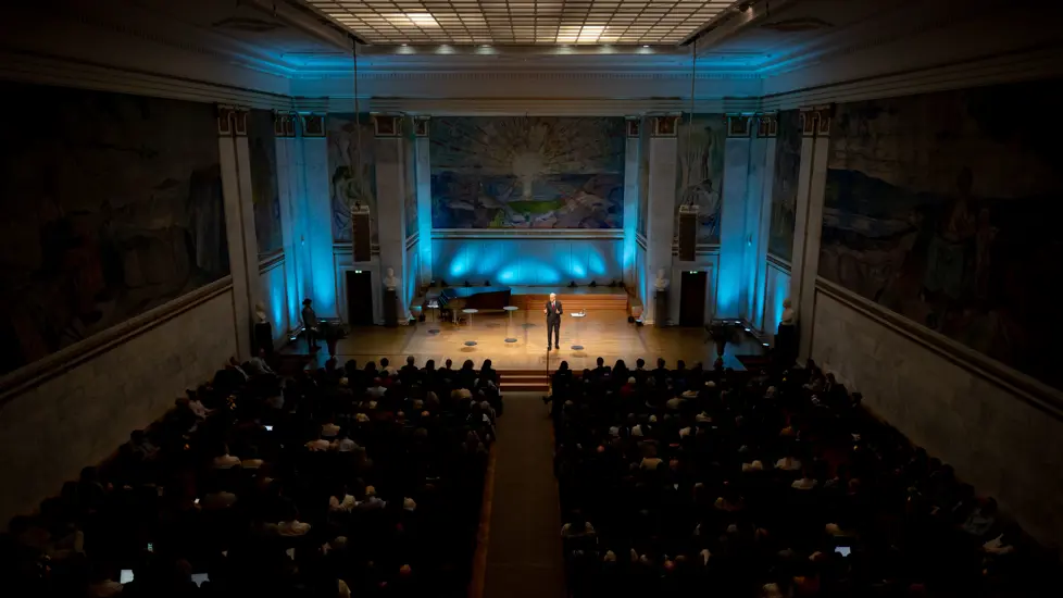 Bilde av aulaen ved UiO