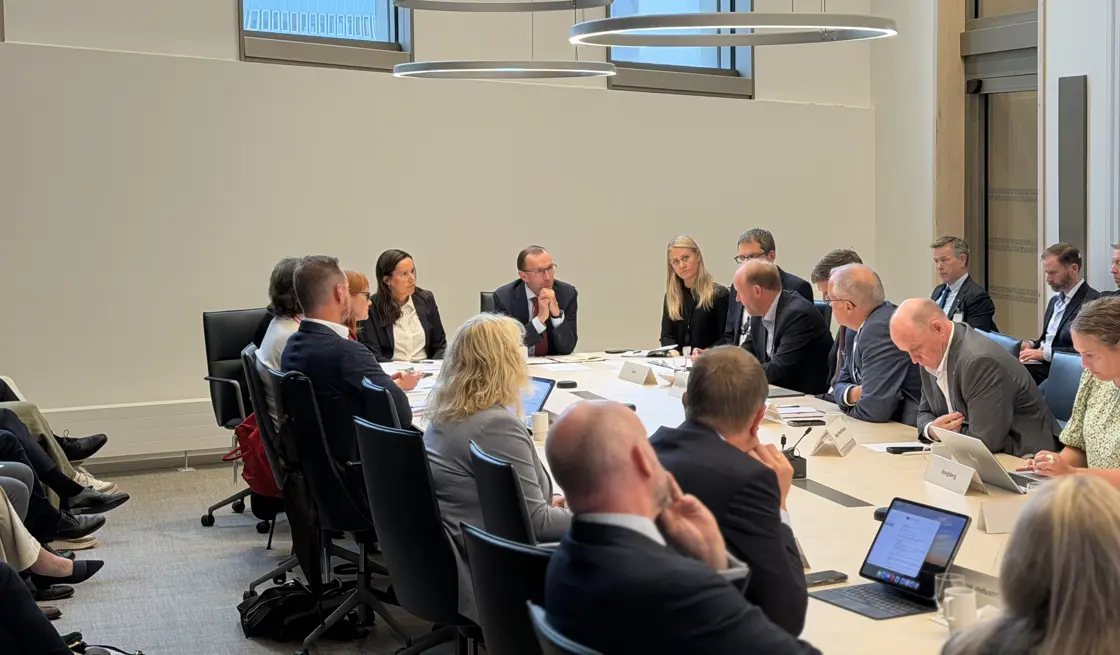 Deltakere rundt møtebord
