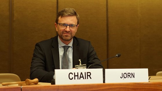Jørn Osmundsen, nyvalgt leder av ekspertgruppe i FN. Foto: FN-delegasjonen i Genève