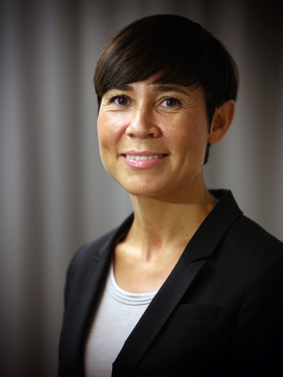 Minister of Foreign Affairs Ine Eriksen Søreide. Photo:
