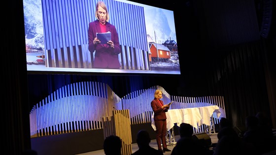 Utenriksminister Anniken Huitfeldt på Sjømatdagene 2023. Foto: Tuva Bogsnes, UD