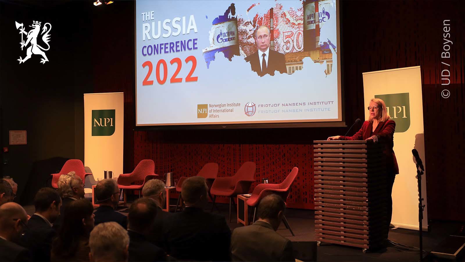 Opening address at the Russia Conference 2022 - regjeringen.no