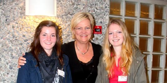 Elever fra ungdomsskolen møtte Kristin Halvorsen for å si sin mening om ungdomsskolen.