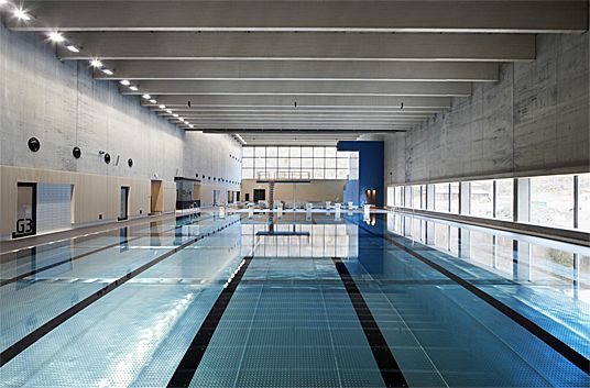 Svømmebassenget ved det militære treningsanlegget ved Haakonsvern (Forsvarsbygg)