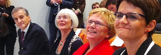 Jonas Gahr Støre, Tora Aasland, Magnhild Meltveit Kleppa, Lisbeth Berg-Hansen