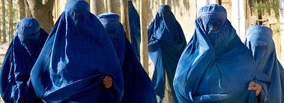 Kvinner i Meymaneh i Afghanistan. Foto: Mathias Rongved, UD