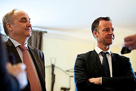 Anatoly Antonov og Roger Ingebrigtsen hadde samtaler i Oslo