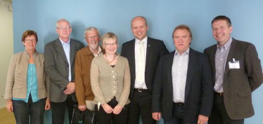 Trygve Slagsvold Vedum og ekspertgruppe for kornproduksjon