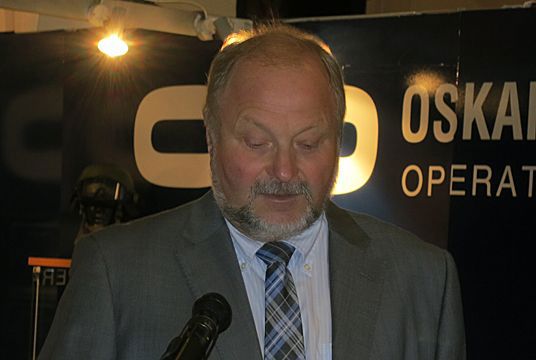 Assisterende departementsråd Morten Tiller taler på Forsvars- og sikkerhetsindustriens leverandørseminar 2012