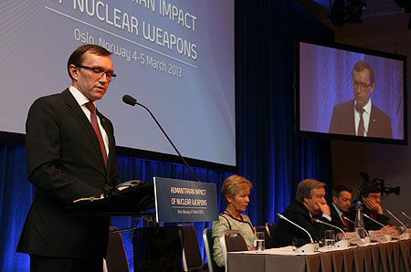 Minister of Foreign Affairs Espen Barth Eide during the opening statement