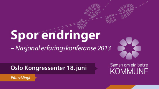 banner Saman om ein betre kommune erfaringskonferanse