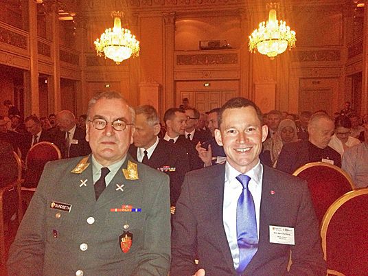 Major General Roar Sundseth and State Secretary Eirik Øwre Thorshaug