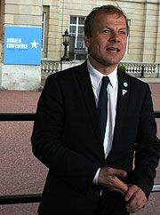 Heikki Eidsvoll Holmås i London (Somalia-konferanse)