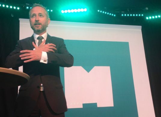 Miljøvernminister Bård Vegar Solhjell åpnet i dag Miljødirektoratet i Trondheim. Foto: Erik Aasheim, MD.