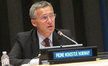 Stoltenberg i FN