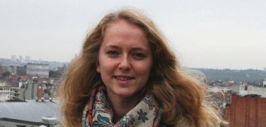 Margrethe (21) studerer journalistikk ved Høgskolen i Oslo og Akershus (HiOA). Bilde: Olav Sem Berg