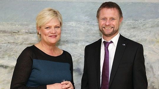 Bent Høie og Kristin Halvorsen