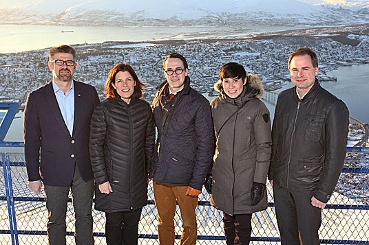 De nordiske forsvarsministrene i Tromsø