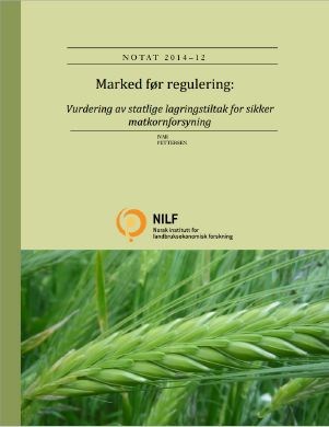 Rapport: Marked før regulering: Vurdering av statlige lagringstiltak for sikker matkornforsyning 