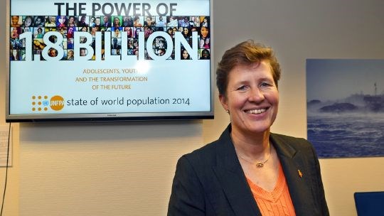 UNFPAs nestleder, Anne-Birgitte Albrectsen