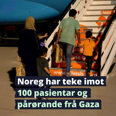 Barn og voksne i flytrapp