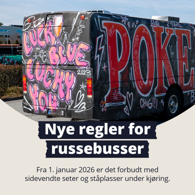 Illustrasjonsbilde av en russebuss