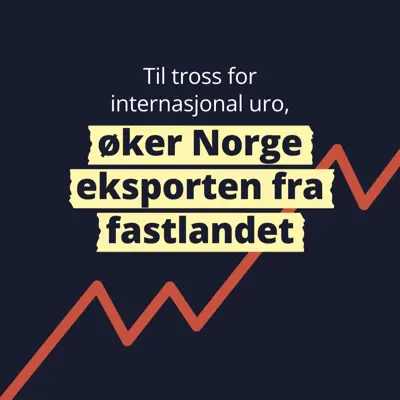 Fastlandseksporten øker - forside