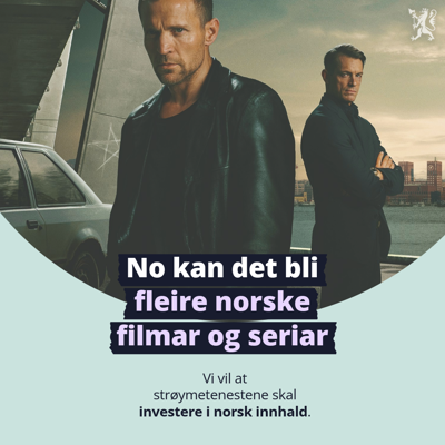 Regjeringen foreslår investeringsplikt for strømmetjenester. Bilde med skuespiller Tobias Santelmann, som spiller Harry Hole i den kommende Netflix-serien.