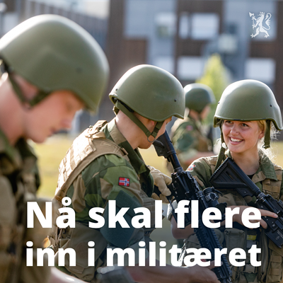 Tre rekrutter i Det Norske Forsvaret