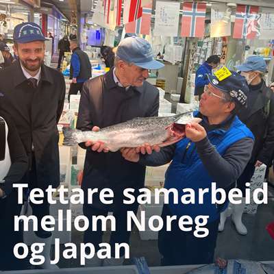 Tettare samarbeid mellom Noreg og Japan