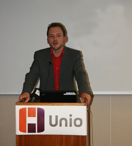 Audun Lysbakken på talerstolen