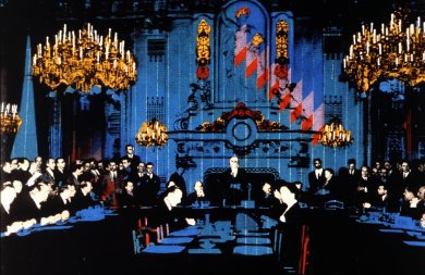 Schumans tale 9. mai 1950. Foto: Commission Audiovisual Service