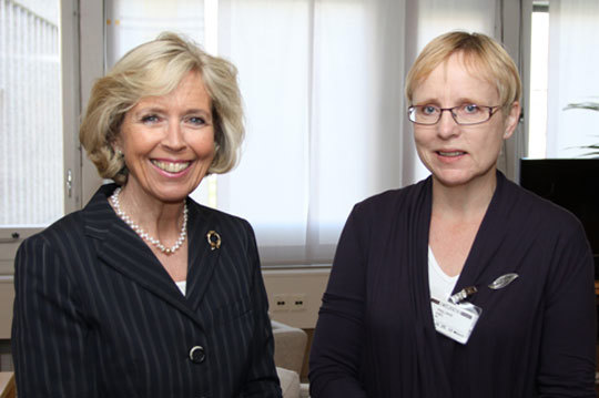 Anne-Grete Strøm-Erichsen og Kari Paulsrud