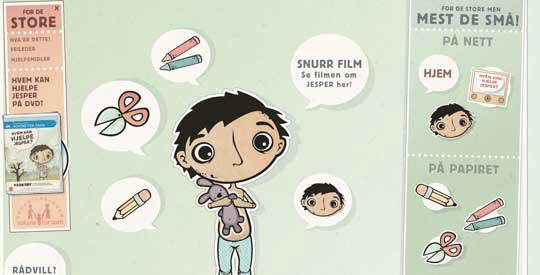 Faksimile fra www.hvemkanhjelpejesper.no