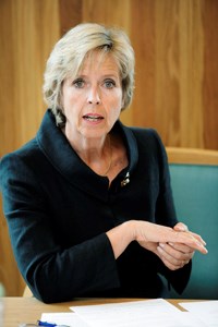 Helse- og omsorgsminister Anne-Grete Strøm-Erichsen