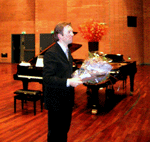 Leif Ove Andsnes ved tildelingen av Sibeliusprisen 15. desember 2005.