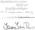 SMK, Kristin Jahre Ramm, signatur