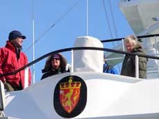 Fra 'Nordsyssel' - fra venstre jan Petter Huberth Hanssen, Elisabeth Jernqvist (begge DN) og Susan Barr (RA). Foto: Morten Ekker.