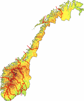 Norgeskart levert av Statens kartverk
