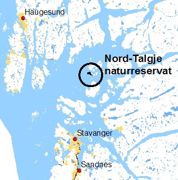 Nord-Talje, oversiktskart