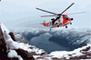 Et Sea King-helikopter.