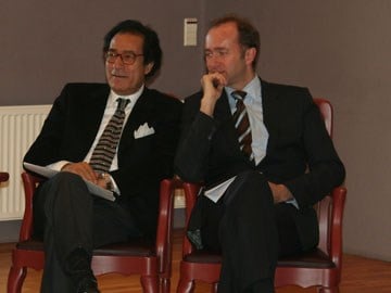 Kulturministrene Farouk Hosni og Trond Giske / Foto: Kultur- og kirkedepartementet